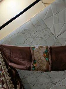Embroidered Brown Kurta with Pant