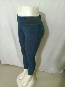 Imported Brand Comfortable Blue Athleisure Legging