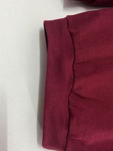 Maroon 3/4 Sleeve Top