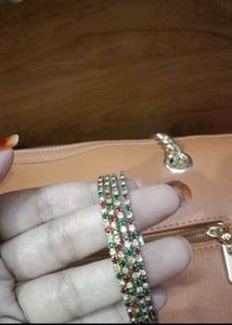 Elegant Stone Bangles