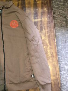 The Souled Store Brown Full-Zip Bomber Jacket