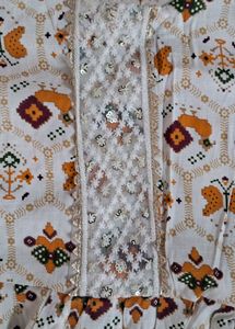 Boho Print Flared Kurta