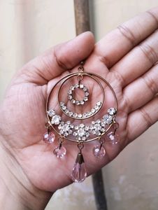 Chic Crystal Hoop Earrings