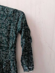 Elegant Green Printed Kurta