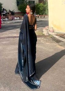 Elegant blue Saree