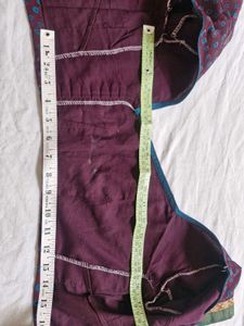 Brand New Purple Bandhani Saree + Stitched Designe