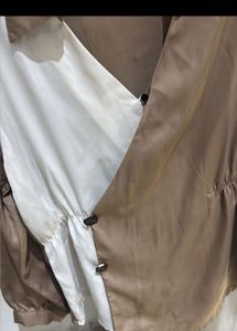 Chic Color Block Wrap Top
