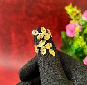 Gold Leaf Wrap Ring