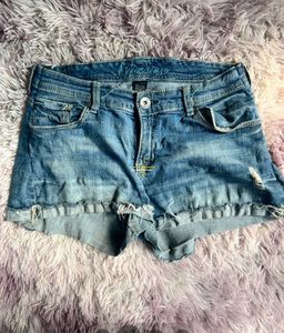 Cute Distressed Denim Shorts