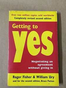 Getting to Yes - Negotiating Book