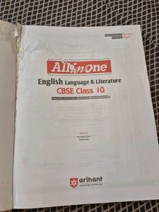 all in one English language and literature 10th