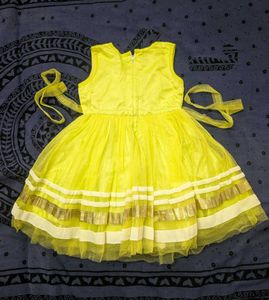 Beautiful lite green Party Dress for Girls