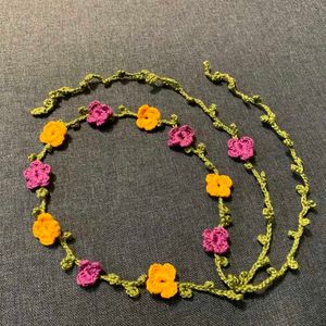 Handmade Crochet Flower Belt