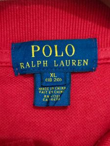 Red Polo Ralph Lauren Long Sleeve Shirt