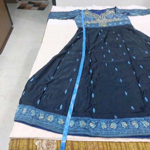 Beautiful Navy Blue Ethnic Gown