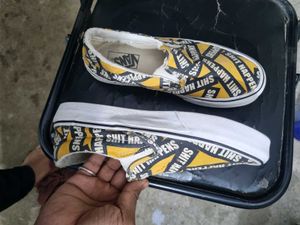 Authentic  Slip-On "s*it Happens" Shoes