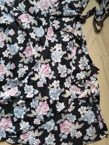 Floral Wrap Dress