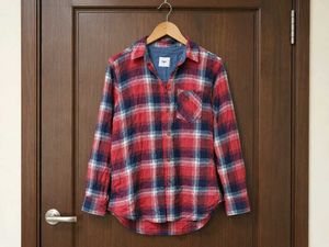 Classic Red Plaid Flannel Shirt