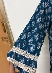 Deep Indigo Blue Kurti