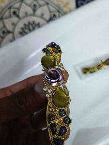Ethnic Kundan Hair Clips Set