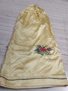 yellow Satan silk lehnga