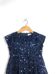 Navy Blue Sequence Dress(Girl’s)