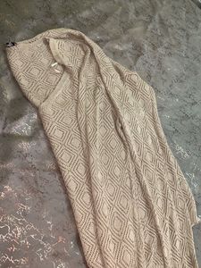 Lightweight Knit V-Neck Tunic Top