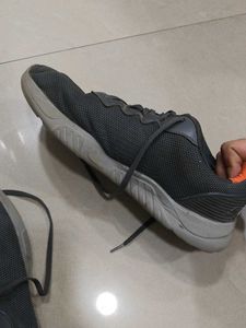 Comfortable Grey Running Shoes