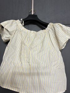 Striped Off-Shoulder Top