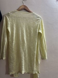 yellow open shrug