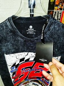 MONTEQUINTO ACID WASH PRINTED OVERSIZE TEE 🔥🔥