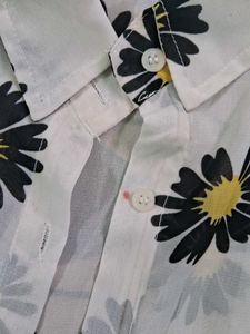 Chic Textured Button-Up Shirt