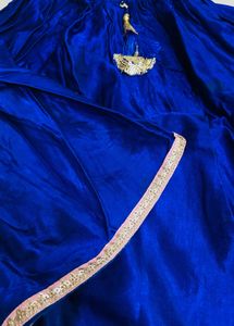Royal Blue Blouse