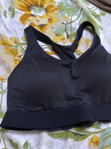 Comfortable Black Sports Bra