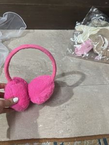 Bridal Veil and Pink Earmuffs
