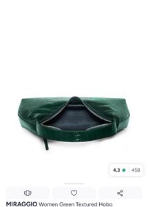 Stylish Teal Croc Embossed Shoulder Bag
