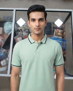 Men's Light Green Polo Shirt