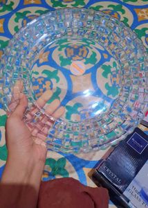 Hi-Luxe Sydney Glass Plate 1 Pc
