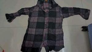 Comfy Plaid Button-Up Shirt