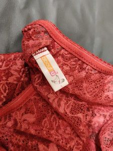 Lace Briefs with Satin Bow Detail