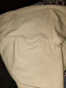 Cream Colored Wide Leg Pants