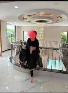 Black designer gown