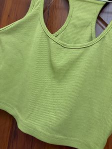 Ribbed Racerback Tank Top