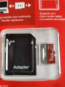 8GB Micro SD Card with Adapter set of 2