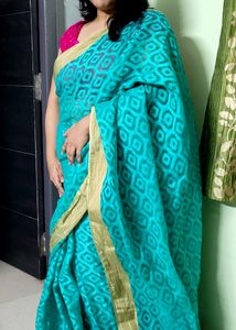 Beautiful And Classy Sea Green Saree