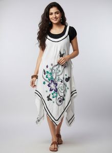 Boho Floral Tunic Dress