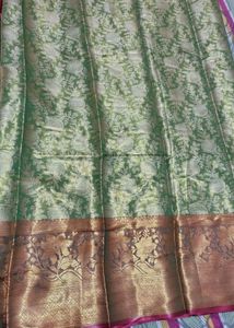 Elegant Brocade Silk Saree