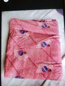 Pink Cotton Dress Material