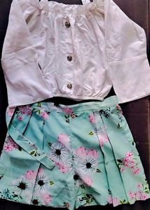 Its a crop Top & Shorts &  Is Set