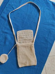 Handmade Crochet Sling Bag